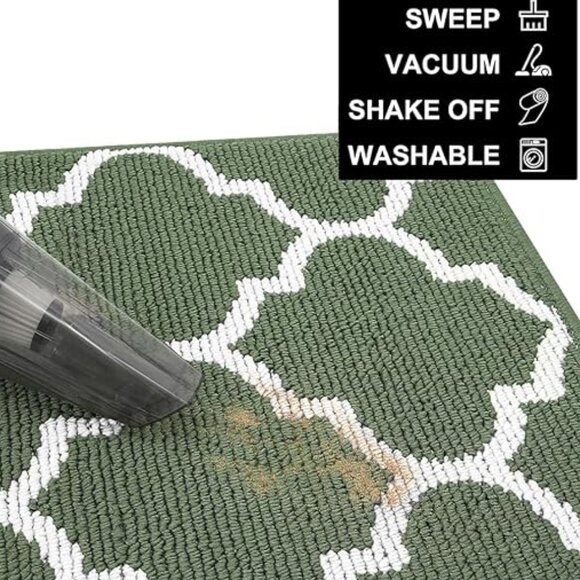 Indoor Door Mat, 36X24, Non-Slip Absorbent Resist Dirt Entrance Mat, Washable - Picture 2 of 6